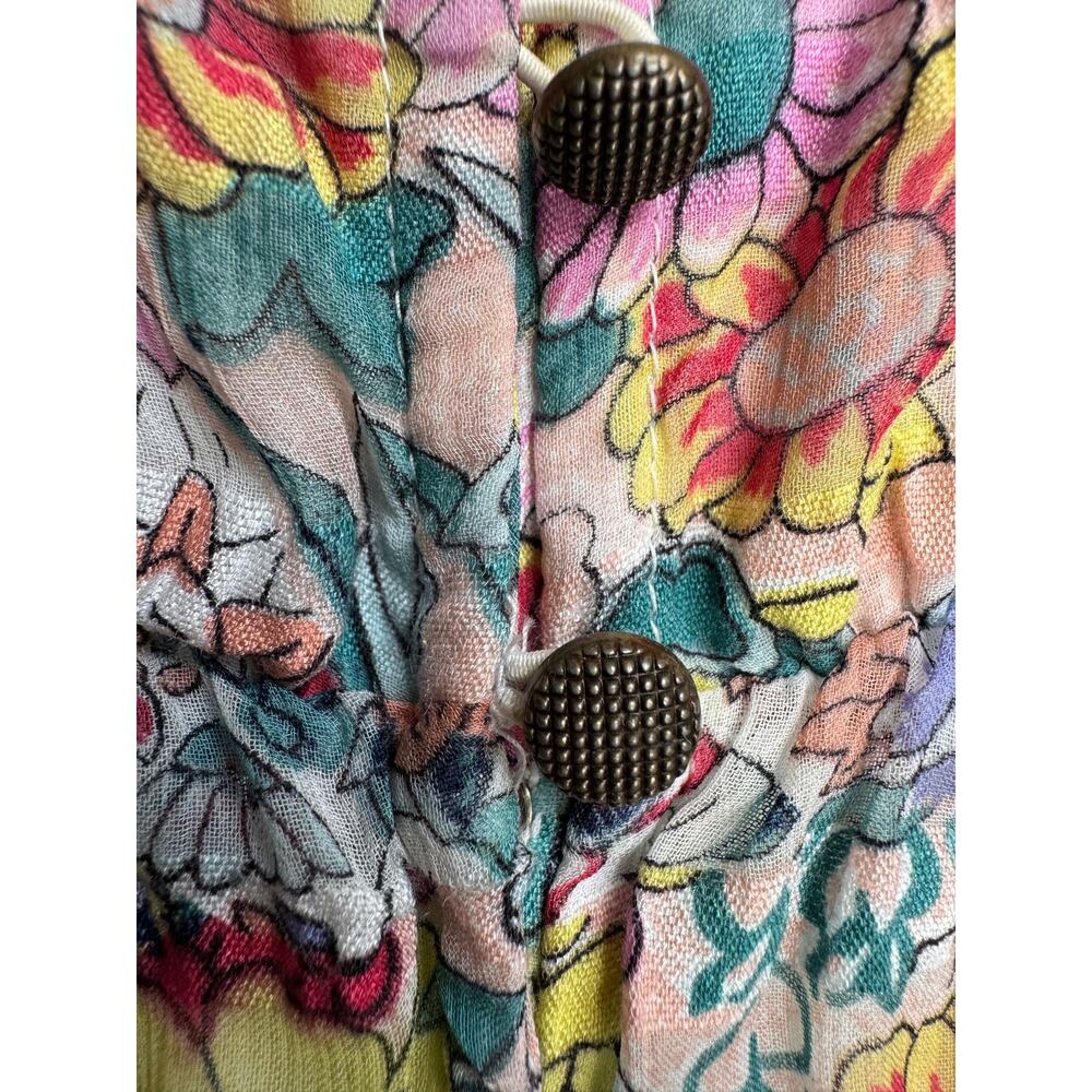 Anthropologie Meadow Rue Floral Maxi Dress Boho Romantic Cottagecore Small - Picture 9 of 12